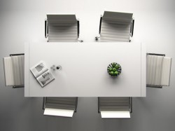 A minimalista tárgyalóasztal 